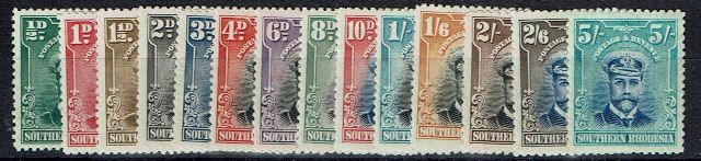 Image of Southern Rhodesia/Zimbabwe SG 1/14 LMM British Commonwealth Stamp
